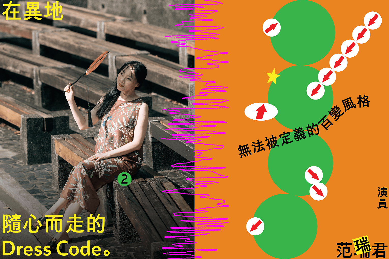 在異地隨心而走的Dress Code  演員范瑞君  無法被定義的百變風格