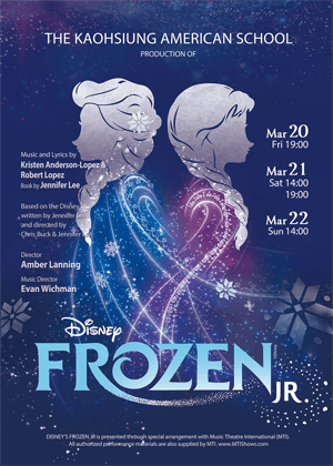 高雄美國學校x迪士尼音樂劇《冰雪奇緣》盛大公演